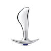 Blue Line 2.5 inch Stainless Steel Bling Prostate Massager Plug