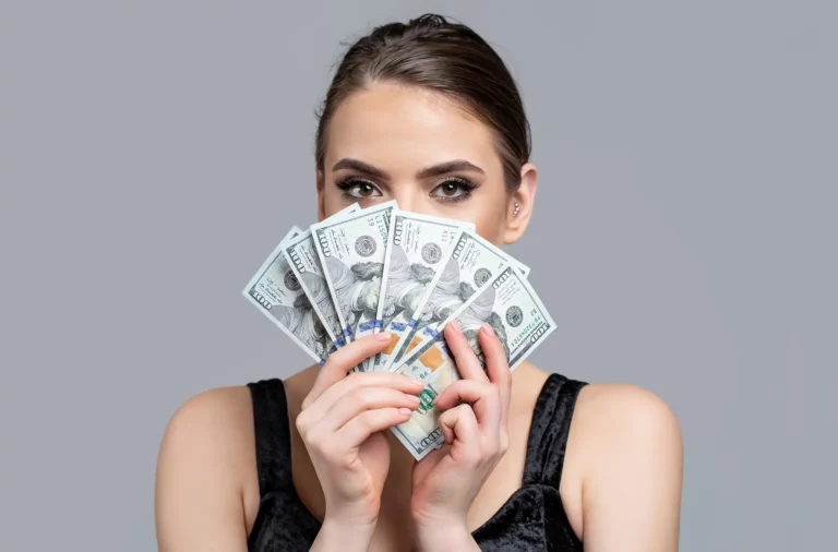 Woman with Money