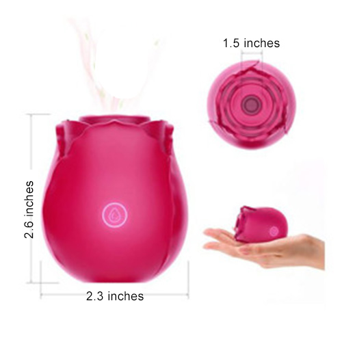 InBloom Rosales Sucking Vibrator Red