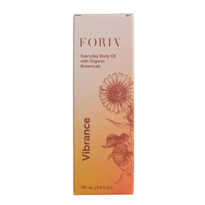 Foria Everyday Body Oil with Organic Botanicals Packaging